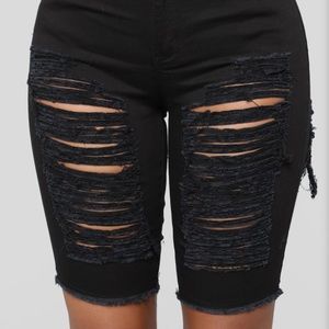 Tear away biker shorts to die for